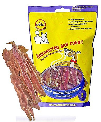 А-Соли д/с всех Мясо утки вяленое 100 гр *40 DU01